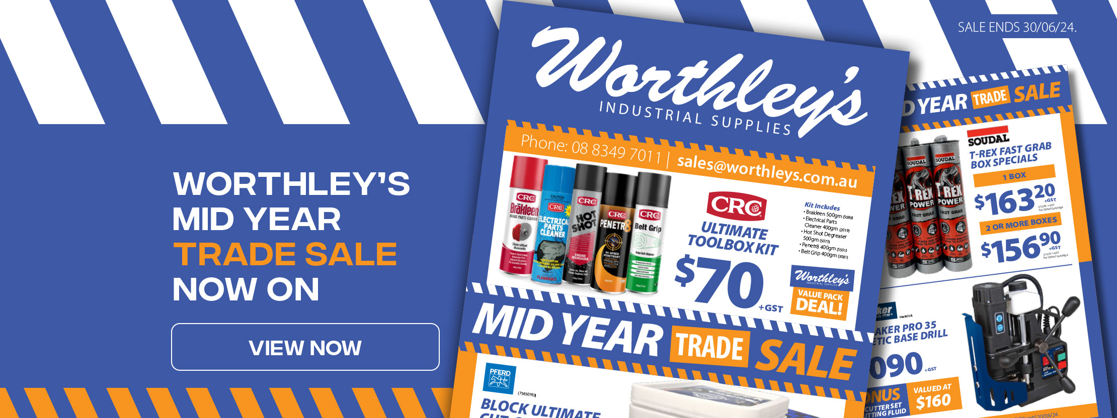 WORTHLEYS Catalogue Out Now banner May 2024 Promotion
